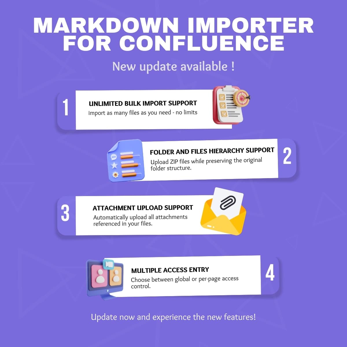 New Features in Markdown Importer for Confluence – Unlimited Bulk Import, Hierarchy Support, and More!